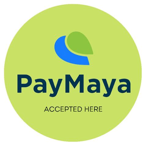 Paymaya Accepted Here Signage Vinyl Sticker Laminated With Photo Top