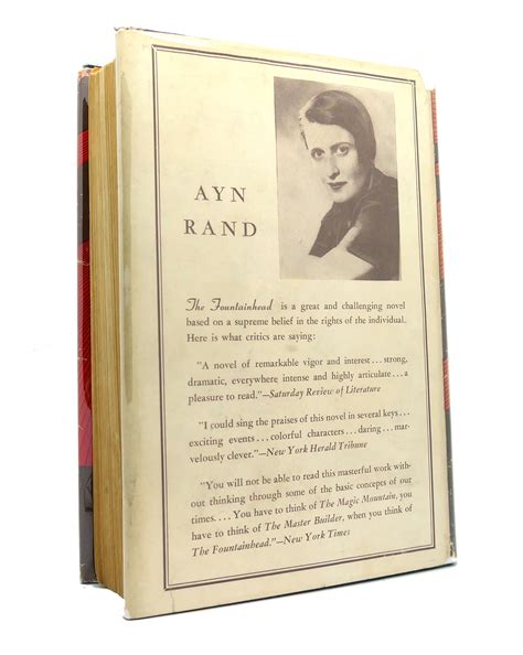 THE FOUNTAINHEAD Signed By Ayn Rand Hardcover 1943 First Edition