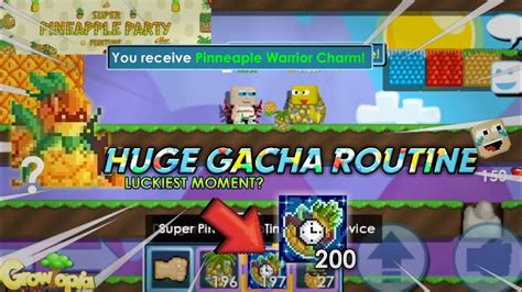 GACHA 200 DANGEROUS PINEAPPLE 18 GIFT BOX GROWTOPIA YouTube