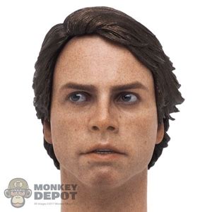 Monkey Depot Head Hot Toys Luke Skywalker W Removable Hair