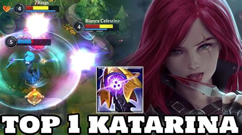 Wild Rift Katarina Top 1 Katarina Gameplay Rank Grandmaster Youtube