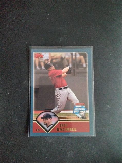 Topps Opening Day Jeff Bagwell Houston Astros Hof Ebay