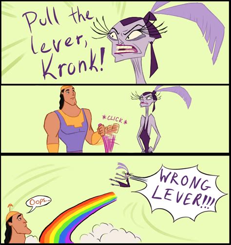 Kronk Pull My Lever Pull The Lever Kronk Wrong Lever Know