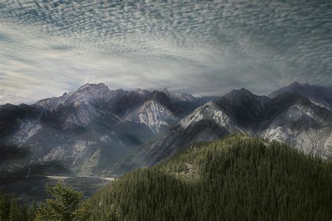 Sunlit Mountains Photograph by Dan Sproul