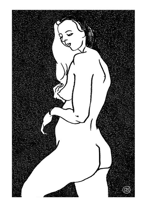 Nude Sketch Drawing By Leonid Petrushin Fine Art America