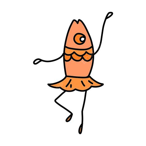 Hand Drawn Cartoon Dancing Fish Png Element Dancing Fish Png Element