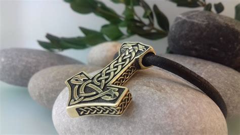 Colgante Mjolnir Martillo De Thor Joyer A Vikinga Collar Etsy