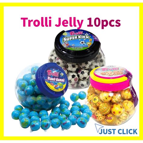 Trolli Planet Trolli 10pcs Gummy Candy Jelly Planet Earth Galaxy