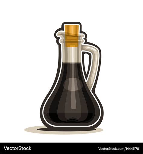 Balsamic Vinegar Royalty Free Vector Image Vectorstock