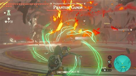 Easily Defeat Phantom Ganon Crisis At Hyrule Castle Zelda Tears Of