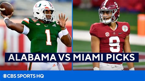 Alabama Vs Miami Preview And Predictions Cbs Sports Hq Youtube