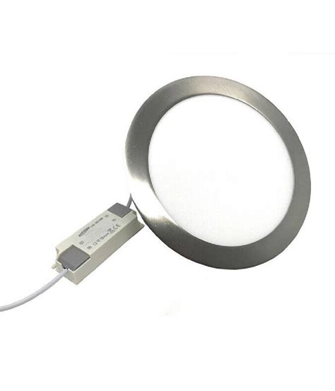 Pannello Led Incasso Silver Tondo Slim Watt Luce K K K