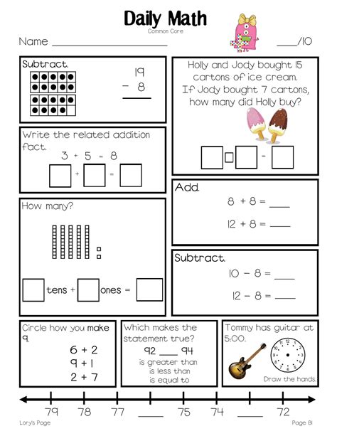 Daily Math Practice 2nd Grade