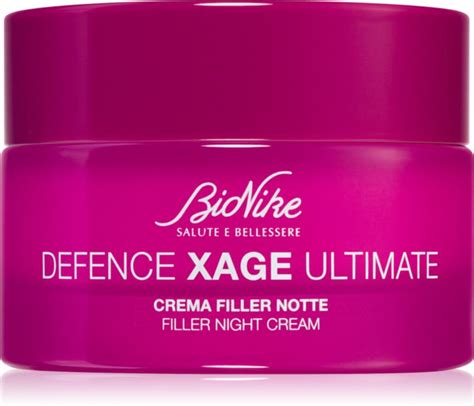 BioNike Defence Xage crema notte che aumenta lelasticità della pelle