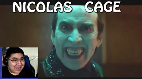 Renfield Trailer Reaction Nicolas Cage Dracula Youtube