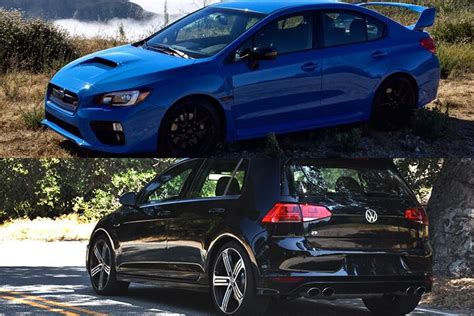 Volkswagen Golf R Vs Subaru Wrx Sti Series Hyperblue