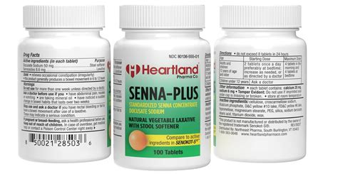 Mua Heartland Pharma Senna Plus Natural Vegetable Laxative Stool