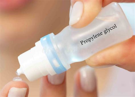 Propylene Glycol Medical Drops Stock Image Image Of Pharmacy Bottle