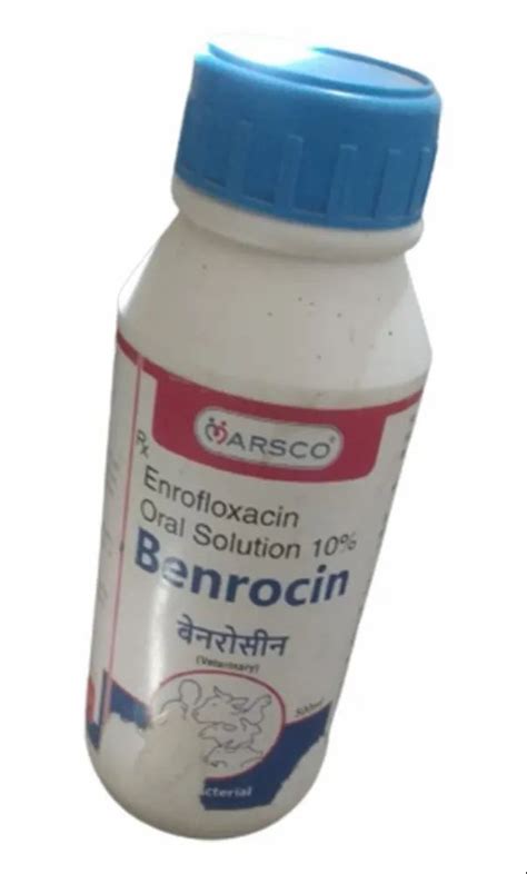 Marsco Benrocin Enrofloxacin Oral Solution Packaging Size Ml