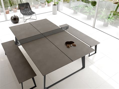 This Sleek Outdoor Indoor Dining Set Doubles As A Ping Pong Table Maxim