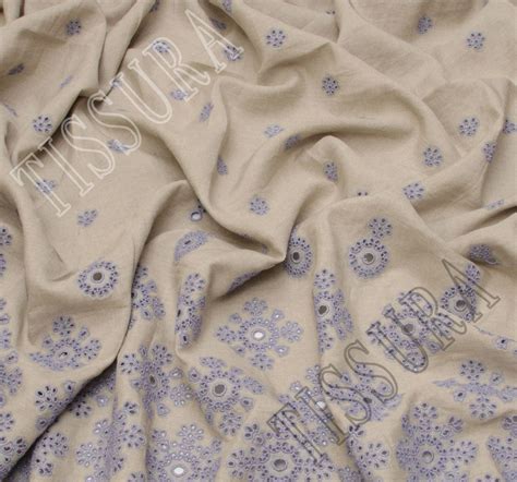 Embroidered Linen Fabric Exclusive Fabrics From Switzerland By Forster Rohner Ag Sku 00068510