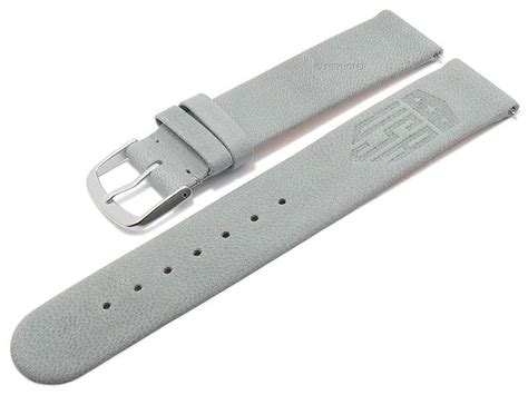 Meyhofer EASY CLICK Watch Strap Zermatt Motif USA 22mm Light Grey