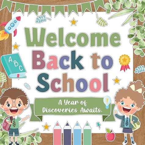 Amazon Decorably 87 Pcs Back To School Bulletin Board Decorations