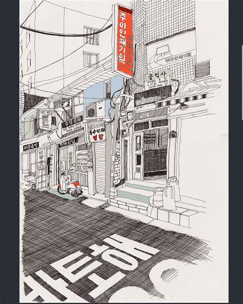 Seoul Drawing On Behance