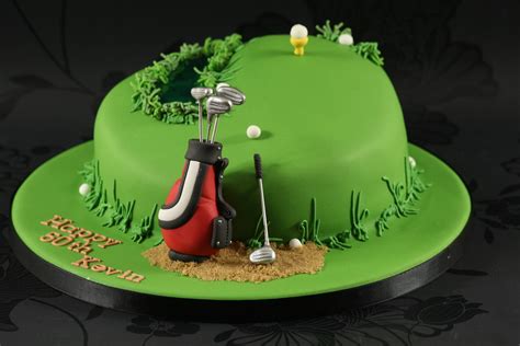 Golf Theme Cake Made For A Golfers 50th Birthday Im Maki Flickr