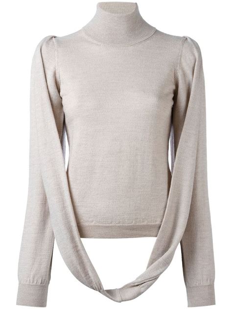 Maison Martin Margiela Pre Owned White Label Sweater Neutrals Extra