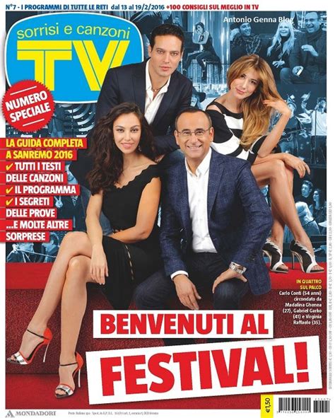 Edicola Tv Sorrisi E Canzoni E Le Iniziative Per Sanremo