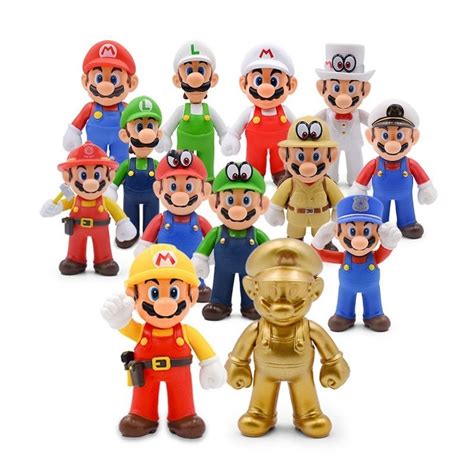 Super Mario Bros Action Figures | Mario bros, Super mario bros, Mario