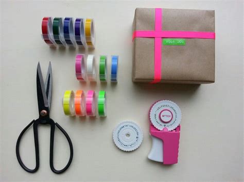 Inspiration T Wrap Kraft Paper Ribbon Or Washi Tape Motex Or Dymo Tapewriter Label