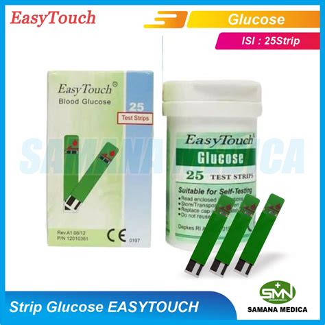 Jual Easytouch Strip Glukosa Tes Gula Darah Isi Pcs Refill Stik Easy