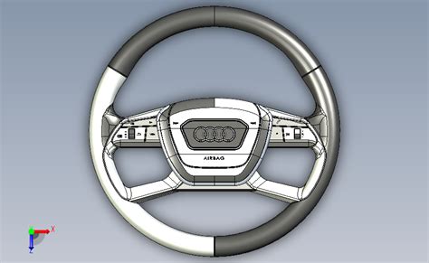 方向盘 奥迪r8 Step 模型图纸下载 懒石网