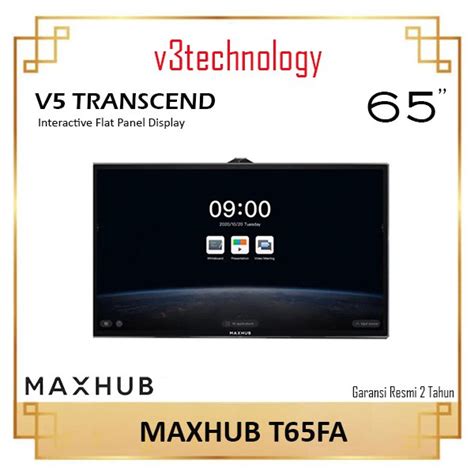 Jual MAXHUB T65FA 65 Interactive Flat Panel Display V5 TRANSCEND