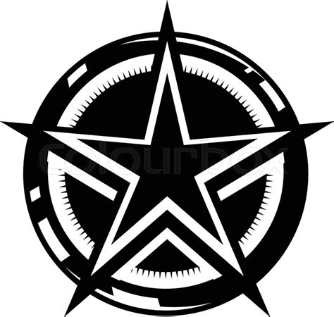 Star Circle Badge logo | Stock vector | Colourbox