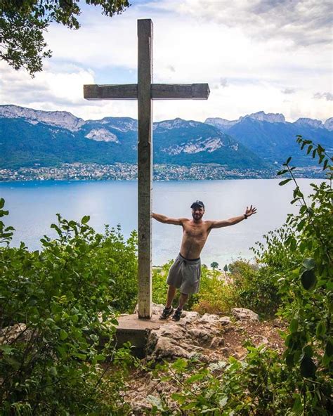 Hiking Map Hiking Trails Lake Annecy Annecy France Big Cross