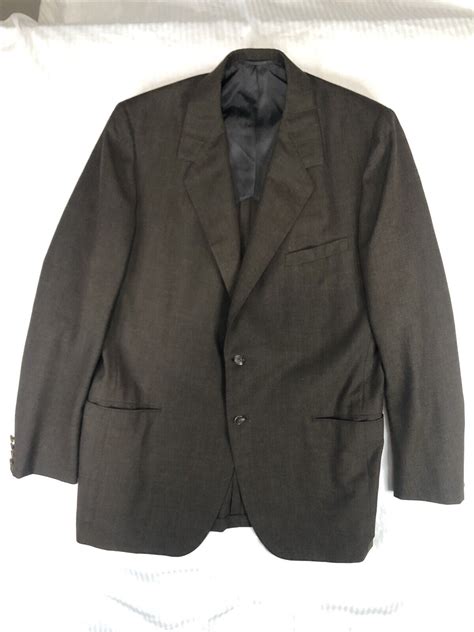 Oxxford Clothes Gotham Coat Mens 42 Tall Norton Ditto Jacket Brown EBay