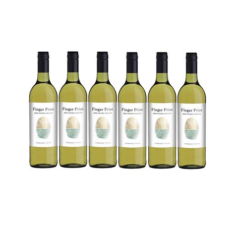 Finger Print Pinot Grigio 6 X 750ml 12 South African Pinot Grigio