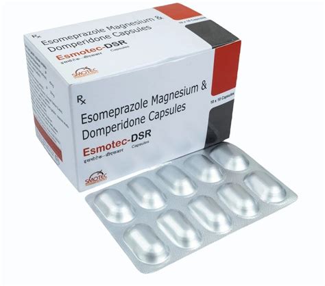 Esmotec Dsr Esomeprazole Domperidone Capsules At Rs Box