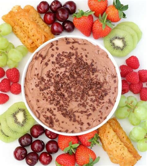 3 Ingredient Chocolate Fruit Dip Slice Of Kitchen Life