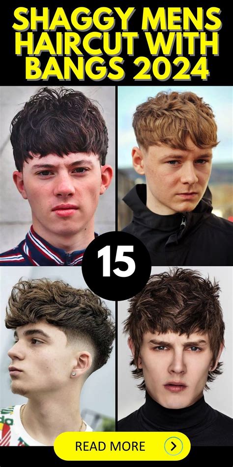 Shaggy Mens Haircut With Bangs The Ultimate Guide For Curly And