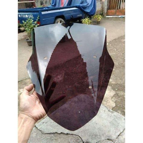 Jual Visor Nmax Old Model Standar Bening Dan Smoke Tebal Windshield