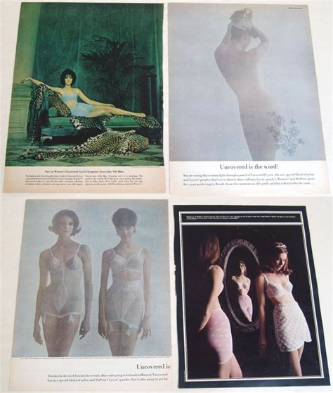 Sold At Auction Vintage S S Warner S Lovable Lingerie Bra Ads