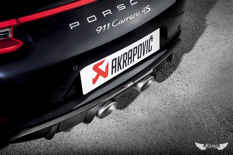 Difusor En Carbono Akrapovic Porsche 911 Carrera S 4 4S GTS 991 2