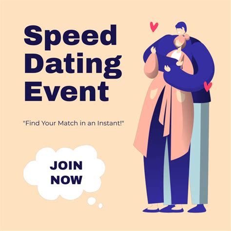 Announcement Of Speed Dating Event For Singles Online Square Video Post