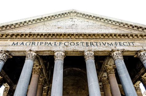 The Pantheon Of Marcus Agrippa In Rome Stock Photo Image Of Italy