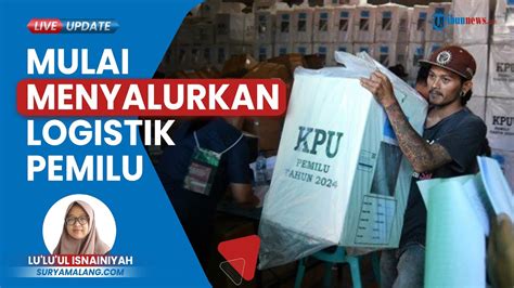 Packing Logistik Pemilu 2024 KPU Malang Distribusikan Dari Lokasi