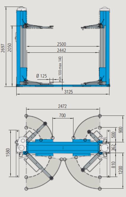 Hickleys Ravaglioli Kps Hek Post Vehicle Lift